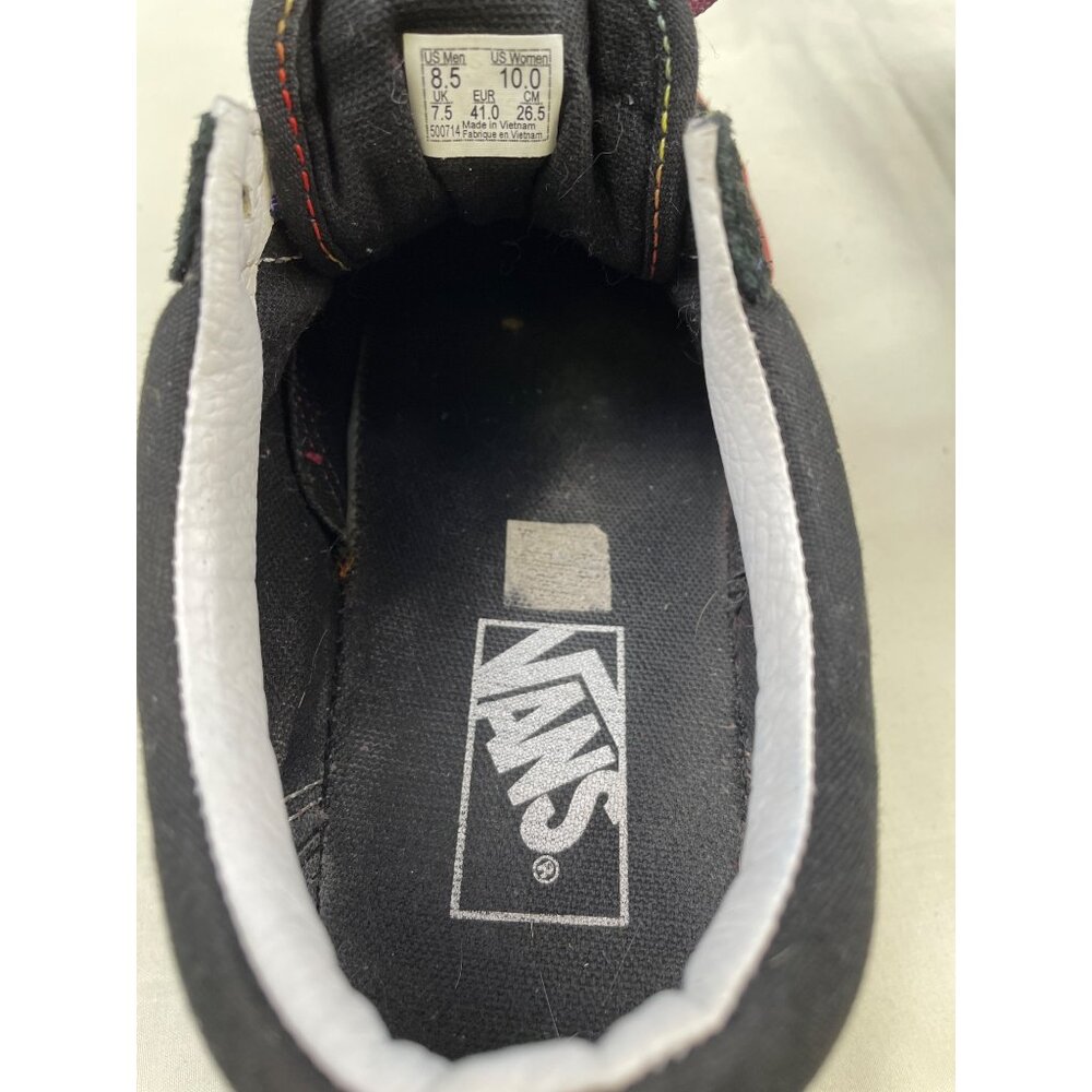 Vans Unisex Black Rainbow Chunky Sole Shoes/Sneakers Size M8.5 W10 SKU 4791 - Picture 8 of 8